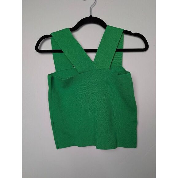 House of Harlow 1960 x Revolve green knit crop top Small - Picture 2 of 6